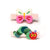 Lilies & Roses Caterpillar Green Shades & Butterfly Alligator Clips, Set of 2
