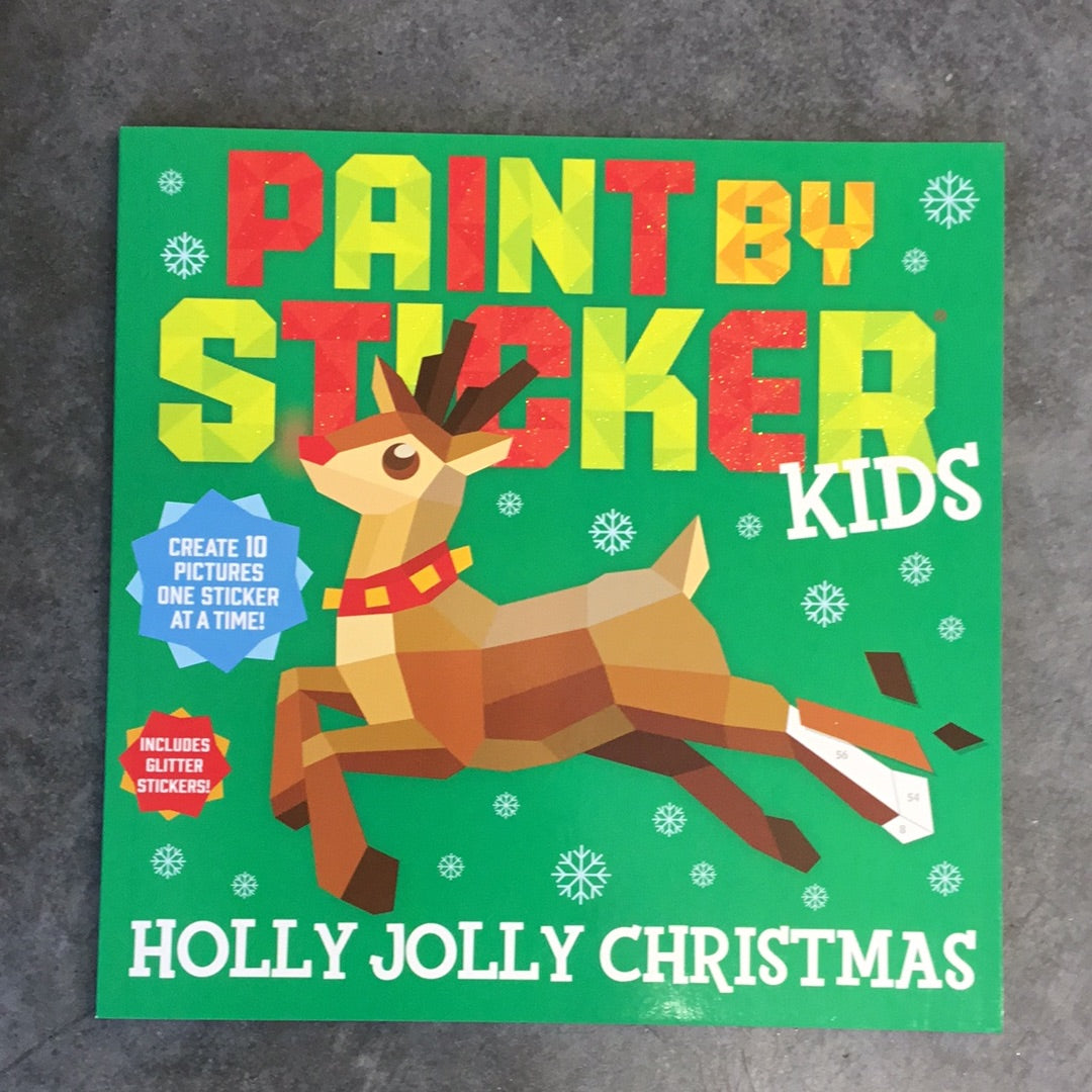 Paint by Sticker Book - Holly Jolly Christmas