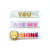 Lilies & Roses You Are My Sunshine Alligator Clips, Set of 3