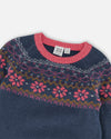 Deux par Deux Icelandic Knitted Dress - Blue