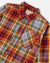 Deux par Deux Plaid Flannel Shirt - Adobe / Orange and Blue