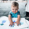 Bapron Minimalist Teal - Toddler &amp; Preschool Sizes