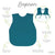 Bapron Minimalist Teal - Toddler & Preschool Sizes