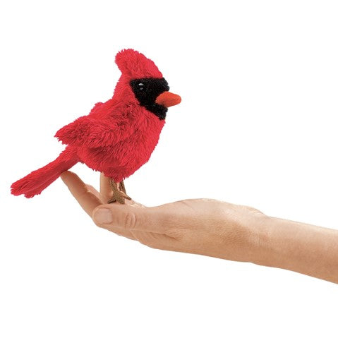 Folkmanis Puppets - Mini Cardinal Finger Puppet