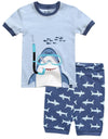 Vaenait Baby Short Sleeve PJs - Scuba Shark
