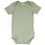 Müsli Organic Cotton Cozy Me Solid Color Short Sleeve Bodysuit - Pale Moss