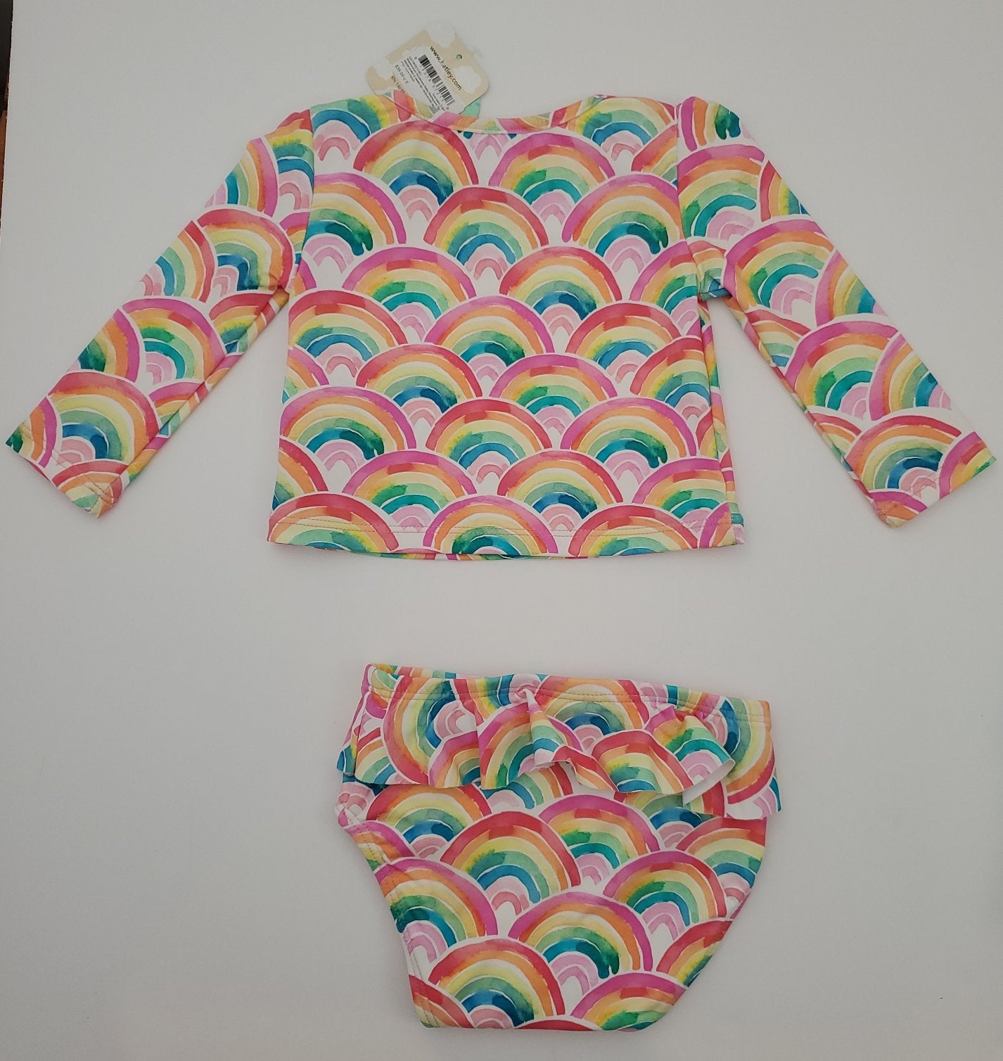 Hatley Watercolour Rainbows Baby Rashguard Set
