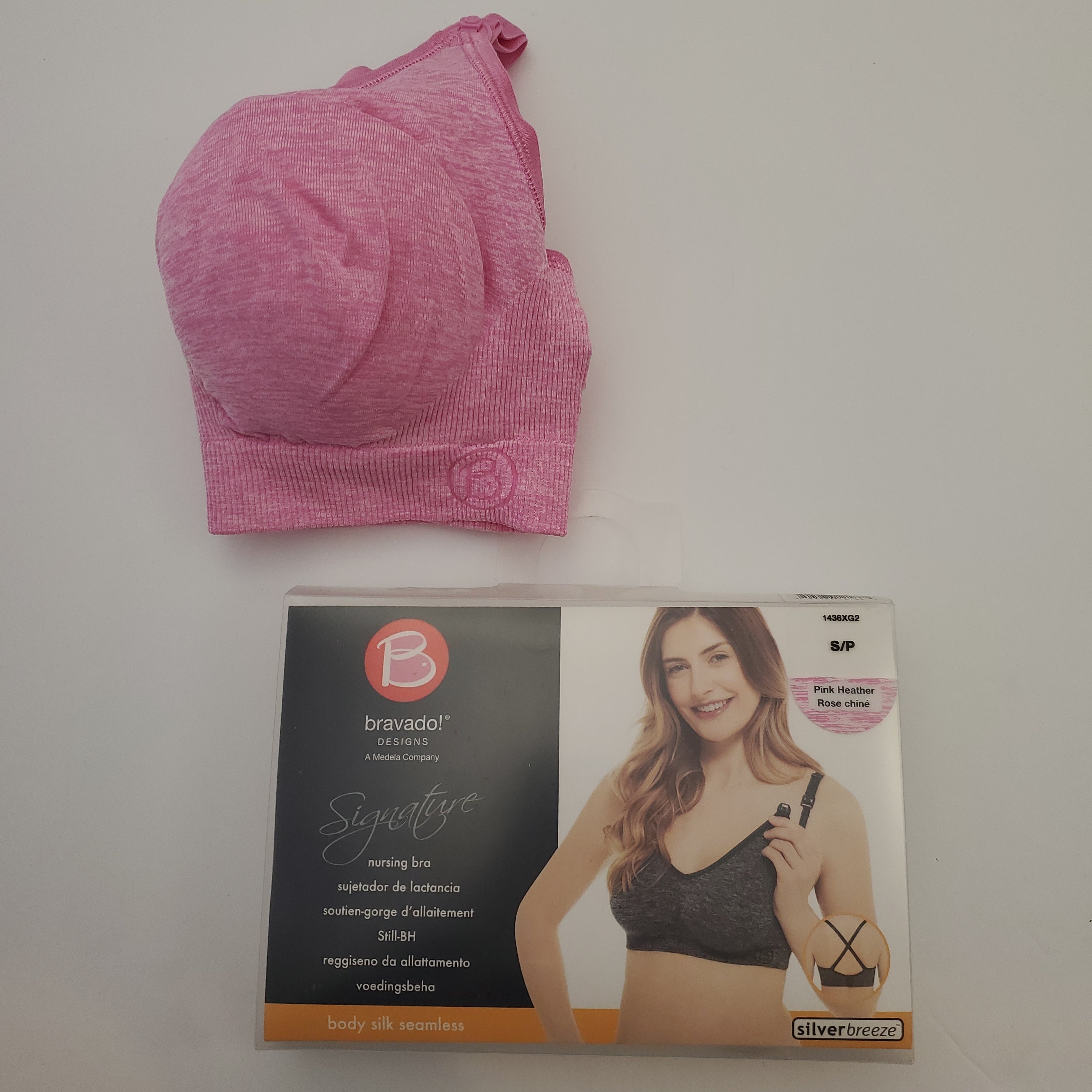 Bravado Body Silk Seamless Signature Nursing Bra - Pink Heather - Athens  Parent Wellbeing + ReBlossom Parent & Child Shop