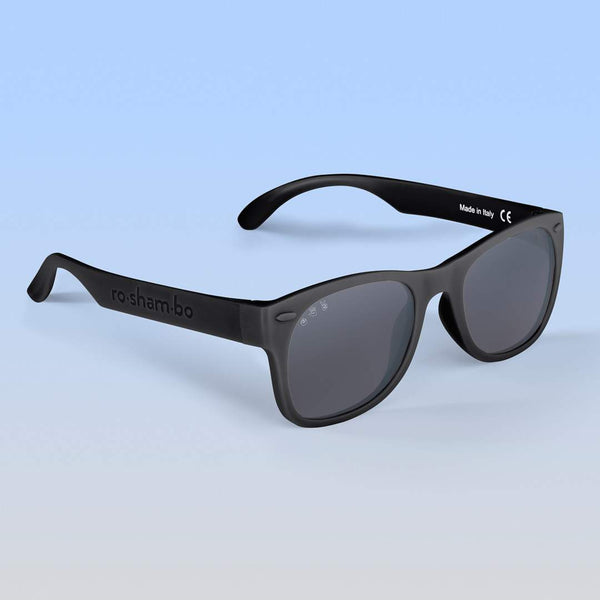Roshambo Adult Sunglasses - Black with Grey Lens