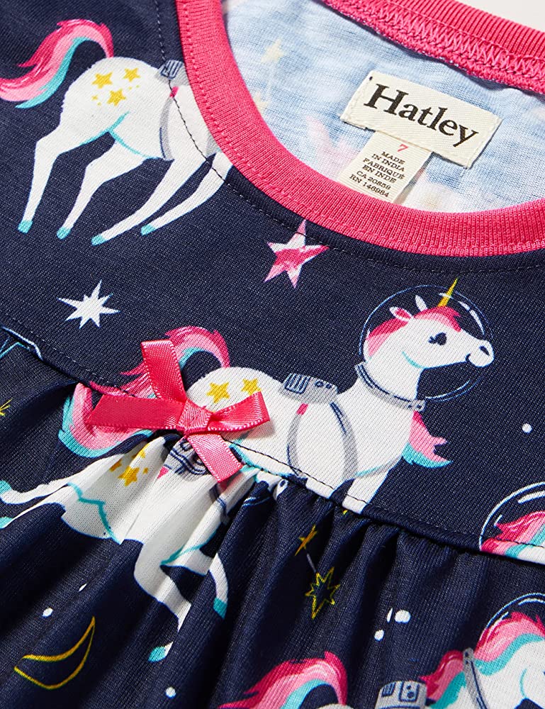 Hatley Long Sleeve Nightdress - Space Unicorns