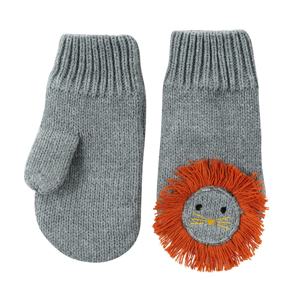 ZOOCCHINI Baby / Toddler Knit Mittens - Lion