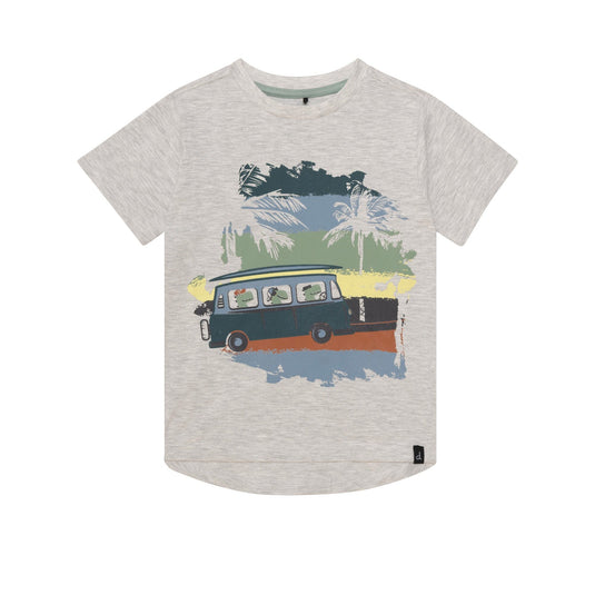 Deux par Deux T-shirt Jersey in Oatmeal