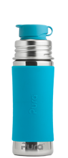 Pura Stainless Steel Sport Mini Water Bottle 11oz - Aqua