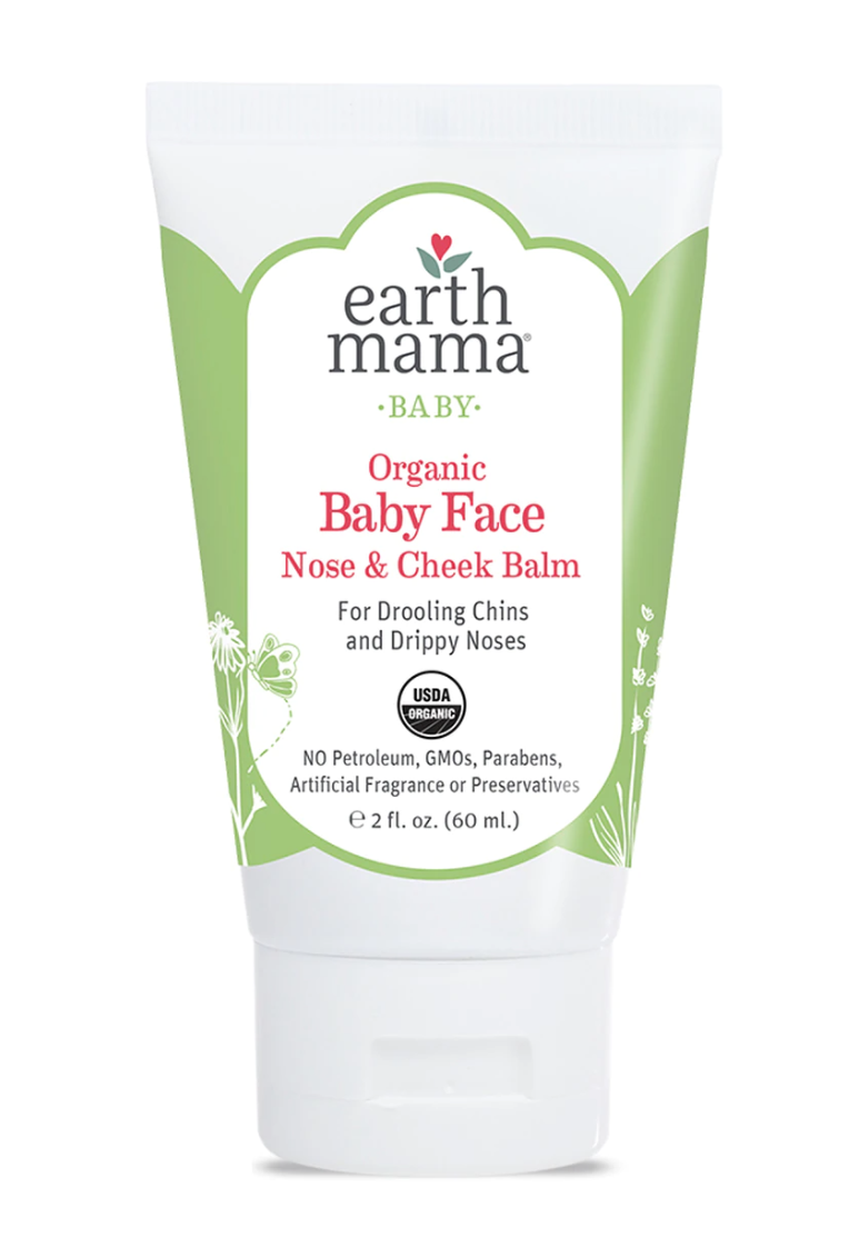 Earth Mama Organics Baby Face Nose & Cheek Balm - 2 fl oz (60 ml)