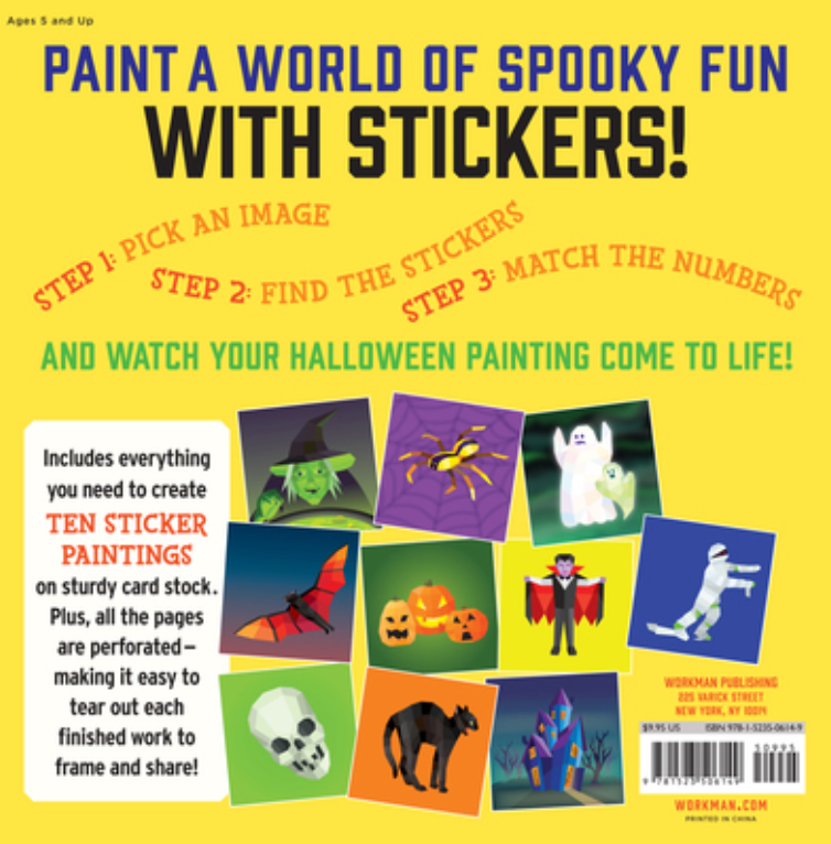Paint by Sticker Book - Halloween