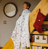 Little Unicorn Cotton Muslin Swaddle - Powder Party