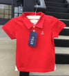 Me &amp; Henry Starboard Pique Polo Shirt - Red