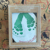 Mud Pie Baby&#39;s First Footprint Ornament Kit