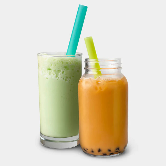 GoSili Reusable Silicone Straw Extra Wide with Tin
