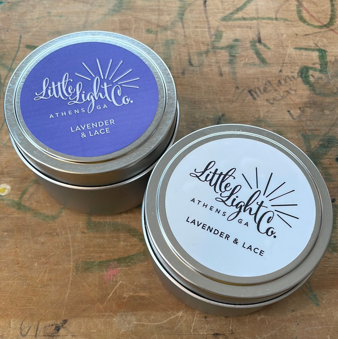 Little Light Co. Athens-Made Candle - Lavender & Lace