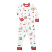 Noomie Cotton 2-Piece Pajamas - Christmas Patches