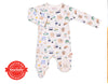 Magnetic Me Organic Cotton Magnetic Footie - Cozy Days