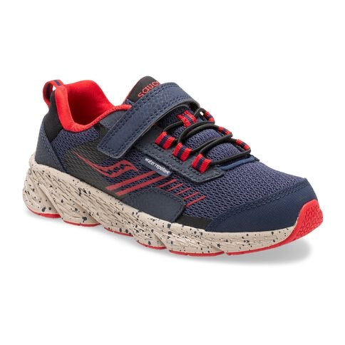 Saucony Wind Shield A/C Junior Navy/Red