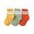Little Stocking Co. Midi Three Pack Socks - Garden Stripe