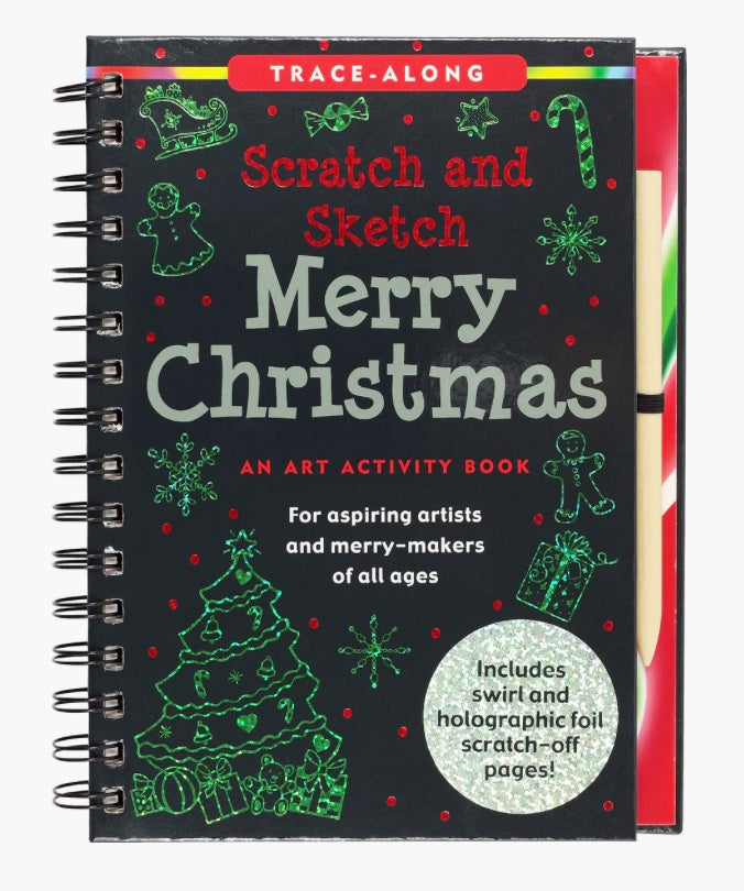 Scratch & Sketch Art Activity Books - Merry Christmas