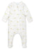 Feather Baby Zipper Footie - Submarines on White