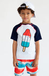 Appaman Rash Guard - Rocket Pop, Navy Blue