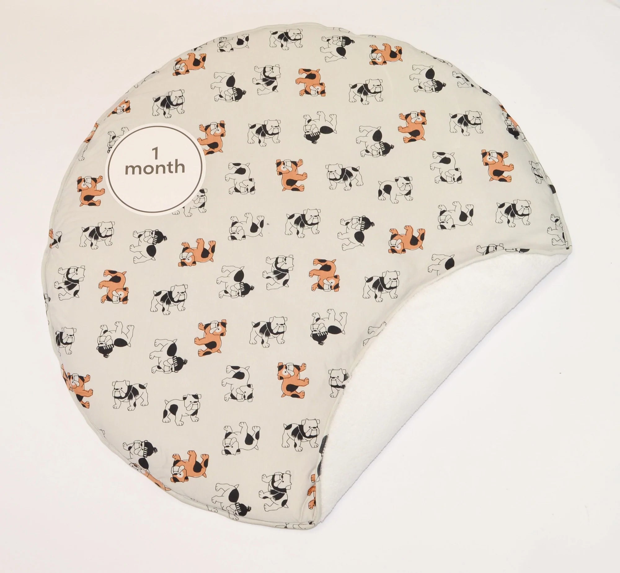 Silkberry Bamboo Playmat and Monthly Sign Card Set Cozy Bulldog