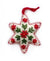 Ornaments for Orphans Embroidered White Star Ornament