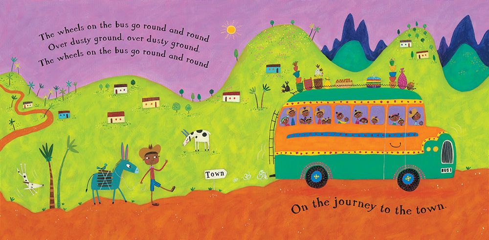 Wheels on the Bus: Through Guatemala book and audio